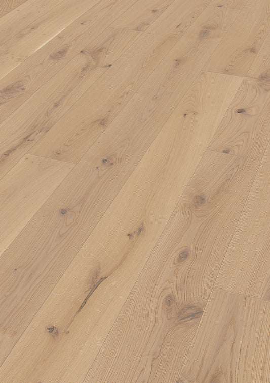 MEISTER | PD 400 | MeisterParkett. longlife | Parkettboden | Eiche authentic creme | 09010 | gebürstet | ultramattlackiert