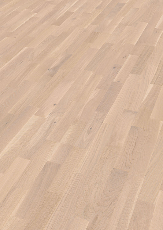 MEISTER | PC 200 | MeisterParkett. longlife | Parkettboden | Eiche lebhaft cremeweiß | 09035 | gebürstet | ultramattlackiert