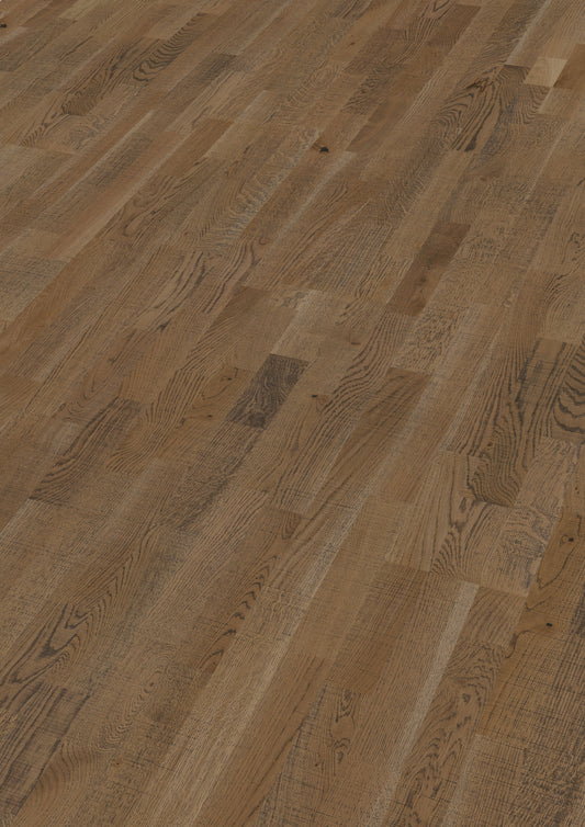 MEISTER | PC 200 | MeisterParkett. longlife | Parkettboden | Eiche lebhaft olivgrau | 09040 | Vintage-Struktur, gebürstet | ultramattlackiert