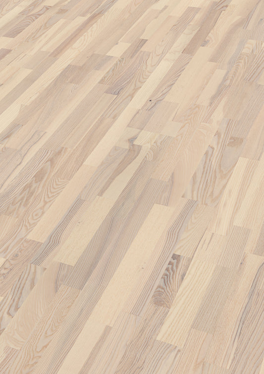 MEISTER | PC 200 | MeisterParkett. longlife | Parquet flooring | Ash lively white | 09044 | brushed | ultra matt varnished
