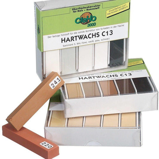 Hartwachs C13 Buche-Farbtöne