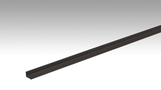 MEISTER | Abschlussprofil Typ 300 SK (selbstklebend) | Aluminiumprofile | Schwarz eloxiert | 02510