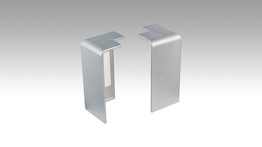 MEISTER | Außenecke (selbstklebend) | Zubehör | Edelstahl | 02038