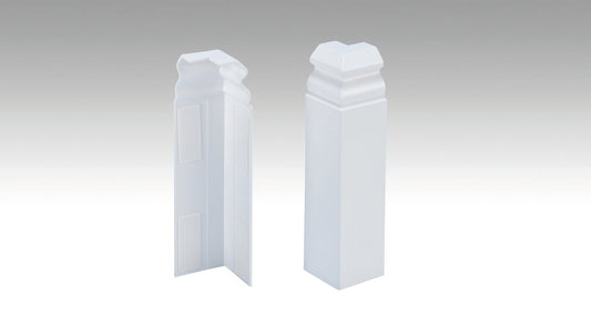 MEISTER | Außenecke (selbstklebend) | Zubehör | Weiß | 02001