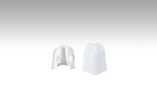 MEISTER | Außenecke | Zubehör | Weiß | 02001