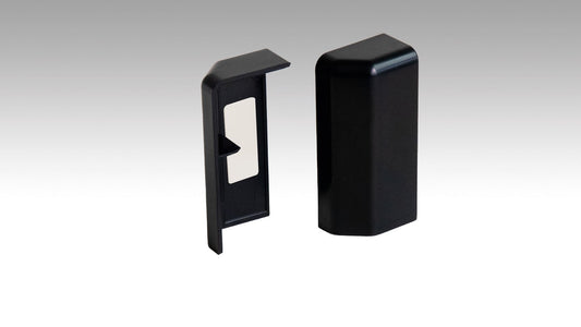 MEISTER | Endkappe (selbstklebend) | Zubehör | Schwarz | 02039