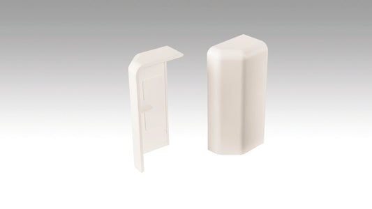 MEISTER | Endkappe (selbstklebend) | Zubehör | Weiß | 02001