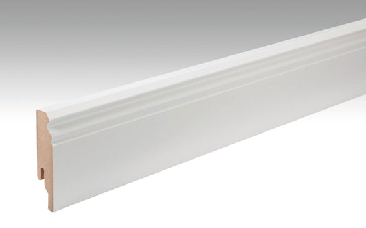 MEISTER | Fußleiste Profil 11 PK | Folien-ummantelte Profile | Weiß DF (streichfähig) | 02222