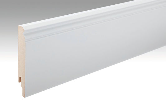 MEISTER | Fußleiste Profil 13 PK | Folien-ummantelte Profile | Weiß DF (streichfähig) | 02222