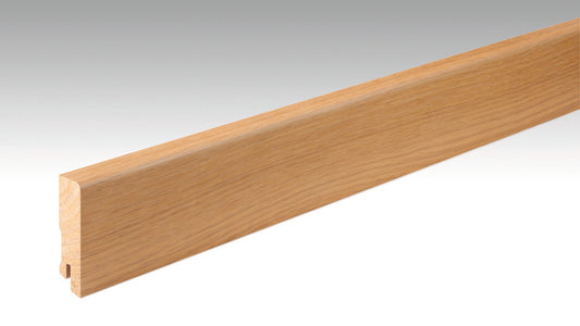 MEISTER | Fußleiste Profil 15 F MK | Echtholzfurnier-ummantelte Profile | Eiche Nature | 01084