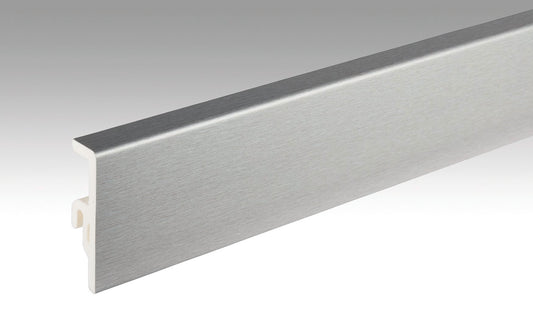 MEISTER | Fußleiste Profil 20 PK Aqua | Folien-ummantelte Profile | Edelstahl DF | 00063