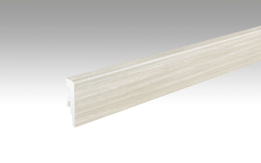 MEISTER | Fußleiste Profil 20 PK Aqua | Laminatfolien-ummantelte Profile | Eiche Arctica | 07394