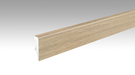 MEISTER | Fußleiste Profil 20 PK Aqua | Laminatfolien-ummantelte Profile | Eiche Golden Creek | 07430