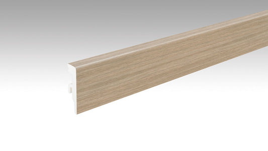 MEISTER | Fußleiste Profil 20 PK Aqua | Laminatfolien-ummantelte Profile | Eiche greige | 06934