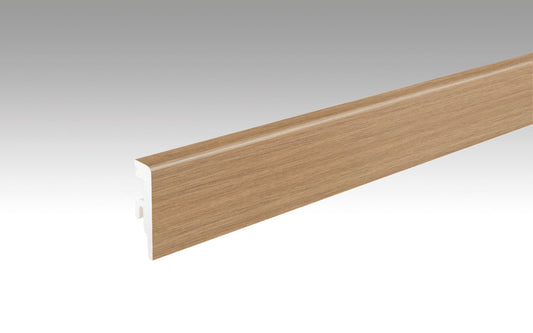 MEISTER | Fußleiste Profil 20 PK Aqua | Laminatfolien-ummantelte Profile | Golden Oak | 06999