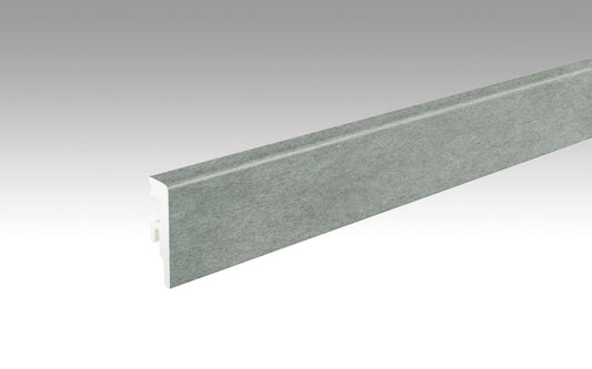 MEISTER | Fußleiste Profil 20 PK Aqua | Laminatfolien-ummantelte Profile | Moon Grey | 07412