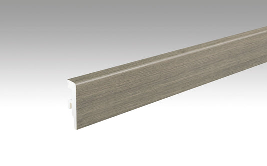 MEISTER | Fußleiste Profil 20 PK Aqua | Laminatfolien-ummantelte Profile | Schlosseiche dunkel | 06842