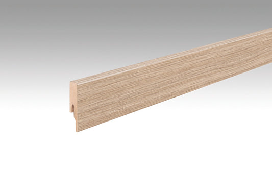 MEISTER | Fußleiste Profil 20 PK | Laminatfolien-ummantelte Profile | Eiche Casablanca | 06414