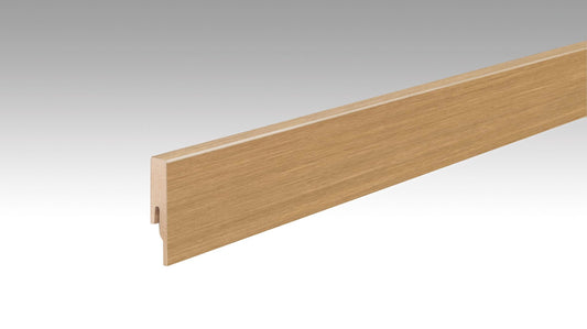 MEISTER | Fußleiste Profil 20 PK | Laminatfolien-ummantelte Profile | Eiche Fleetwood | 07399