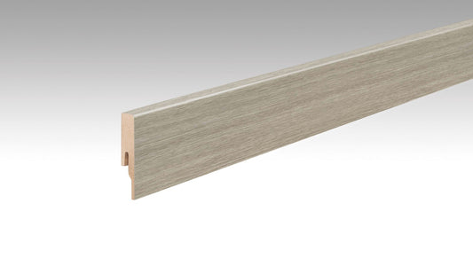 MEISTER | Fußleiste Profil 20 PK | Laminatfolien-ummantelte Profile | Eiche Merino grau | 07140