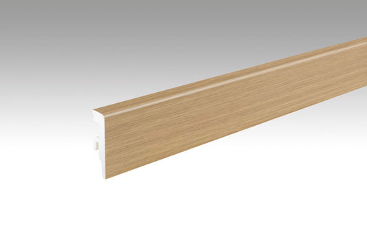 MEISTER | Fußleiste Profil 20 PK | Laminatfolien-ummantelte Profile | Eiche Natural Spring | 07431