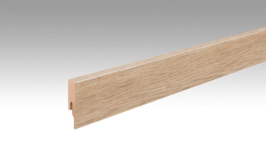 MEISTER | Fußleiste Profil 20 PK | Laminatfolien-ummantelte Profile | Fjordeiche hell | 06846