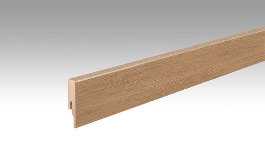 MEISTER | Fußleiste Profil 20 PK | Laminatfolien-ummantelte Profile | Stieleiche cognac | 06949