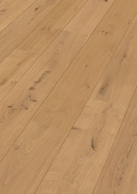 MEISTER | HD 400 | Lindura-Holzboden | Eiche authentic pure | 08921 | gebürstet | ultramattlackiert