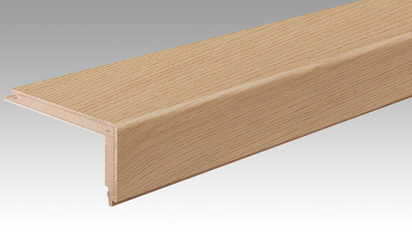 MEISTER | Treppenkante Parkett L-Profil | Zubehör | Eiche authentic creme | 09010 | ultramattlackiert