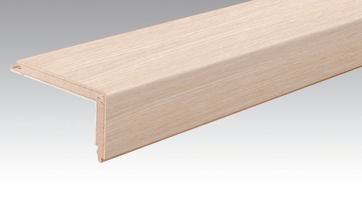 MEISTER | Treppenkante Parkett L-Profil | Zubehör | Eiche authentic weiß gekälkt | 09003 | ultramattlackiert