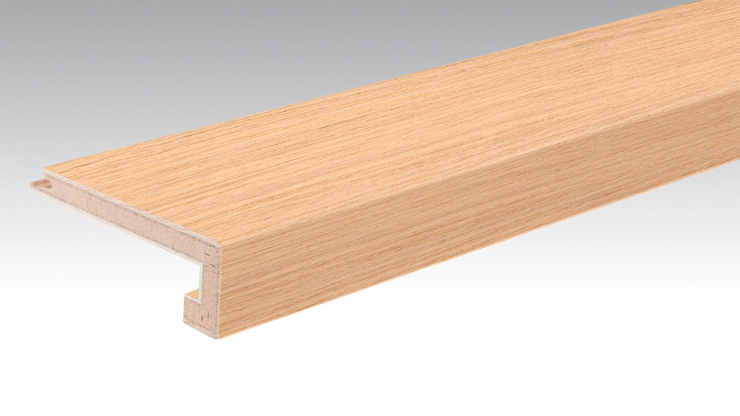MEISTER | Treppenkante Parkett U-Profil | Zubehör | Eiche harmonisch pure | 09013 | ultramattlackiert