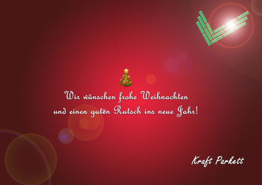 KRAFT-PARKETT WÜNSCHT FROHE WEIHNACHTEN