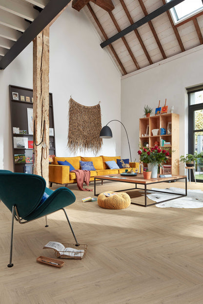 MEISTER | LS 350 | MeisterDesign. laminate | Laminate flooring | Rock oak sand | 07122 | Pore-synchronized structure