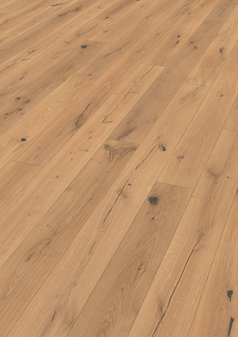 Admonter | Parkett | Eiche stone | rustic | gebürstet | Nut & Feder