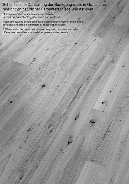 Admonter | Parkett | Eiche weiß | naturelle | gebürstet | Nut & Feder