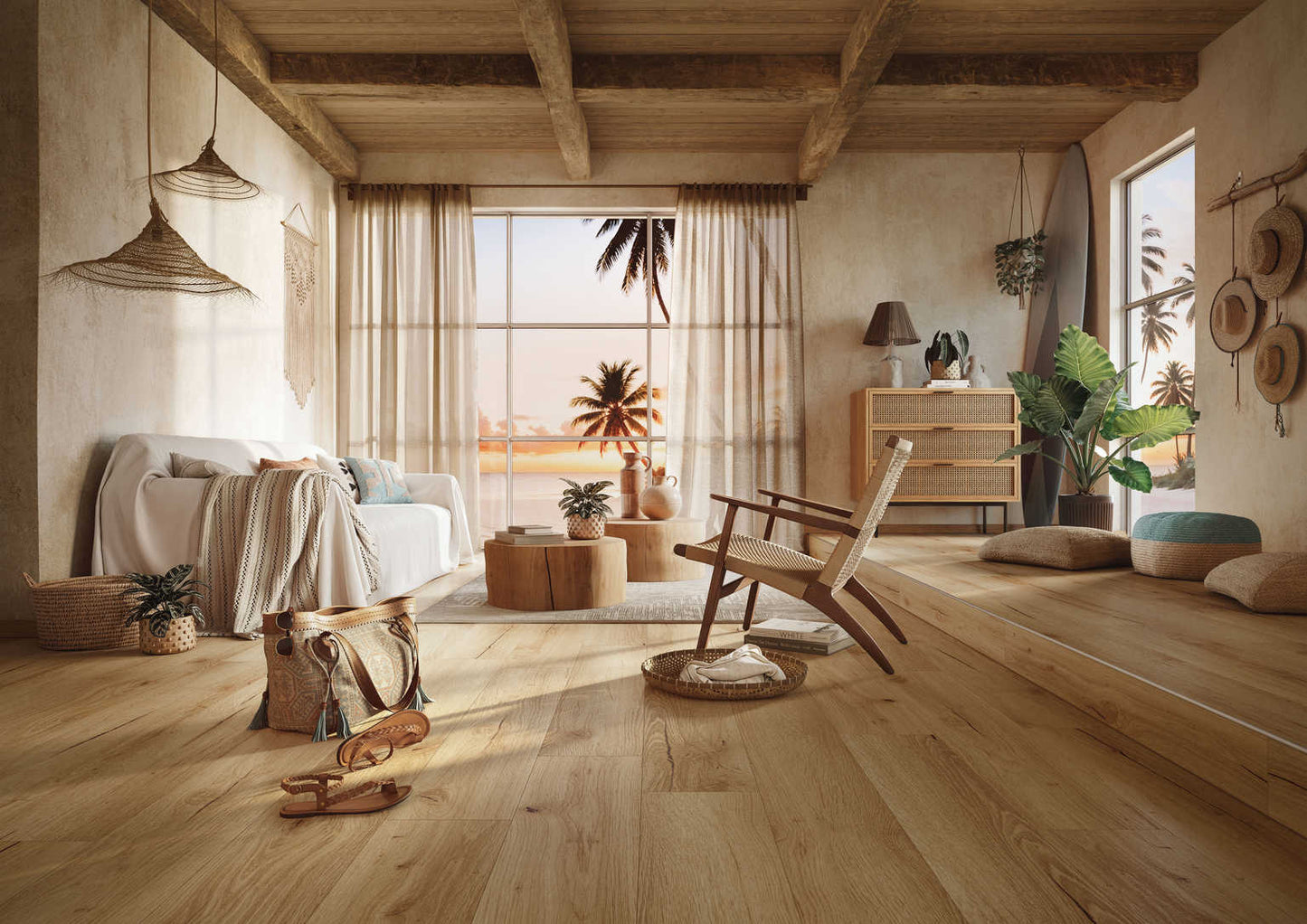 MEISTER | DD 155 | Meister Dryback-Vinyl | Designboden | Sunset lounge | 20081 | Natural Wood-Struktur