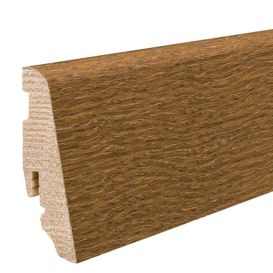 Stecksockelleiste 19x58mm 2,2m furniert geölt Bernsteineiche