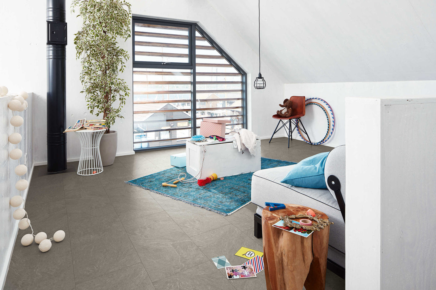 MEISTER | LB 150 | MeisterDesign. laminate | Laminate flooring | Slate grey | 06136 | Stone pore structure