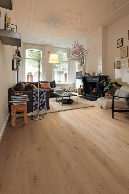 MEISTER | LC 55 S | MeisterDesign. laminate | Laminate flooring | Cracked oak light | 06258 | Woodfinish matt structure