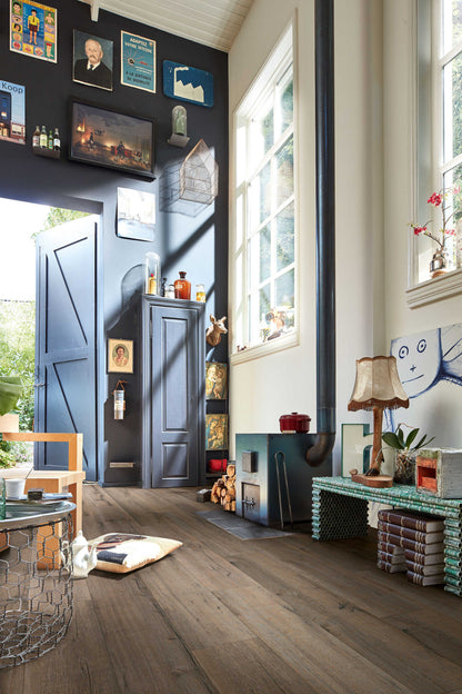 MEISTER | DD 500 S | MeisterDesign. next | Designboden | Altholzeiche lehmgrau | 06986 | Authentic Wood-Struktur