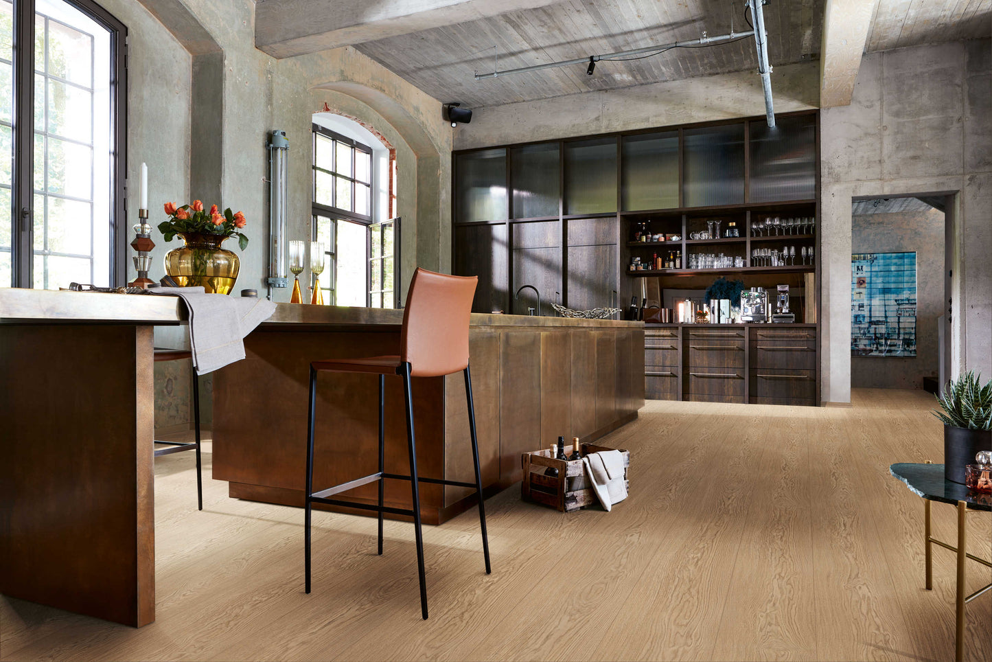 MEISTER | Edition M8 | MeisterDesign. laminate | Laminate flooring | Big Creek Oak | 07156 | Natural Wood structure