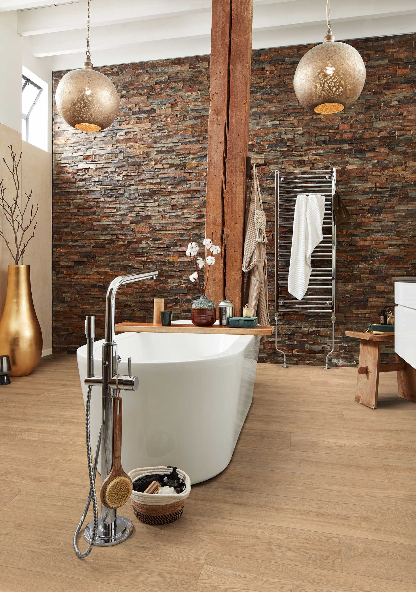 MEISTER | DD 700 S | MeisterDesign. allround | Design flooring | Sandy Beach Oak | 07451 | Softwood structure