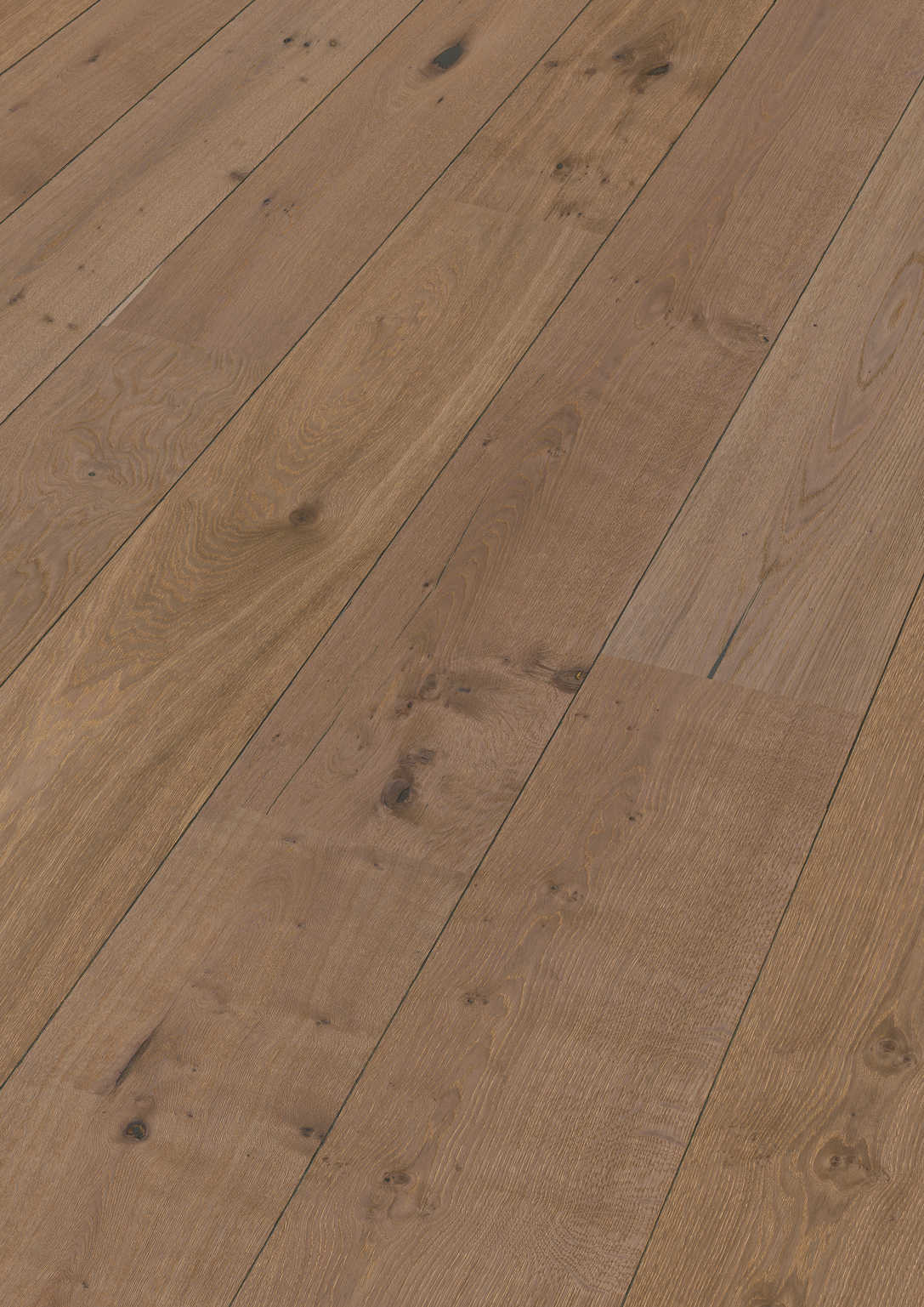 MEISTER | HD 400 | Lindura-Holzboden | Eiche authentic greige | 08905 | gebürstet | naturgeölt