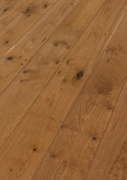 MEISTER | HD 400 | Lindura-Holzboden | Eiche authentic kastanienbraun | 08911 | gebürstet | naturgeölt