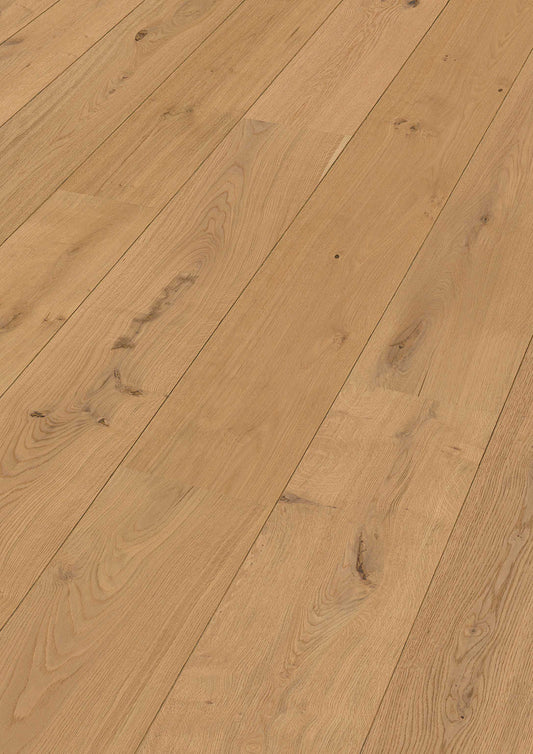MEISTER | HD 400 | Lindura-Holzboden | Eiche authentic pure | 08921 | gebürstet | ultramattlackiert