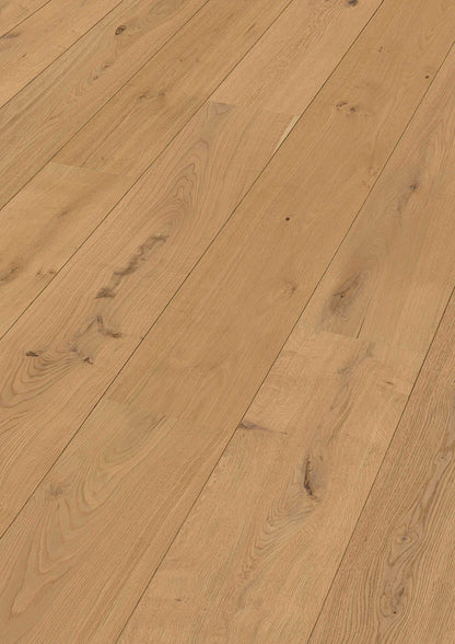 MEISTER | HD 400 | Lindura-Holzboden | Eiche authentic pure | 08921 | gebürstet | ultramattlackiert