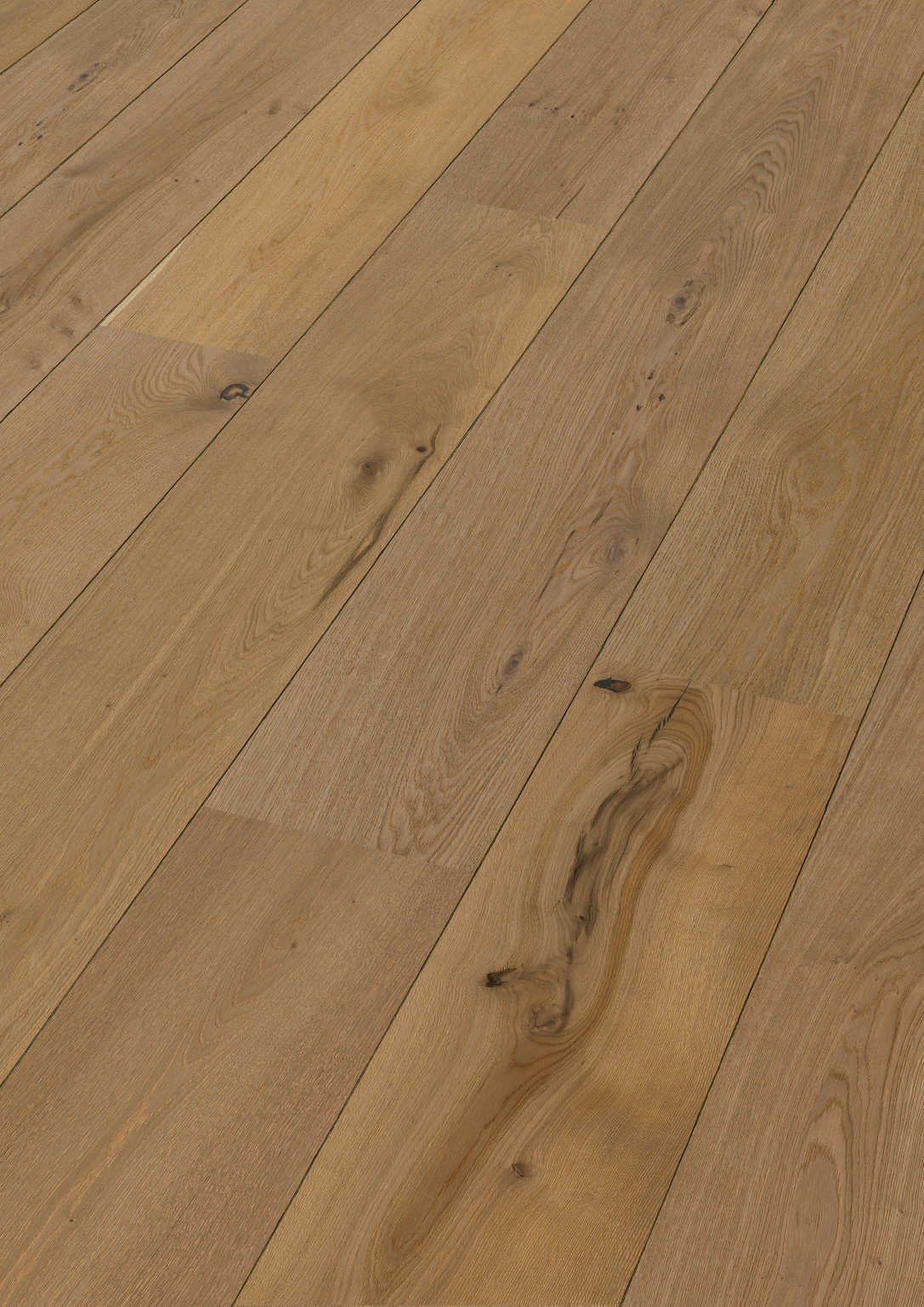 MEISTER | HD 400 | Lindura-Holzboden | Eiche authentic greige | 08923 | gebürstet | ultramattlackiert