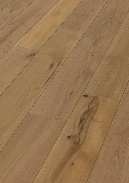 MEISTER | HD 400 | Lindura-Holzboden | Eiche authentic greige | 08923 | gebürstet | ultramattlackiert