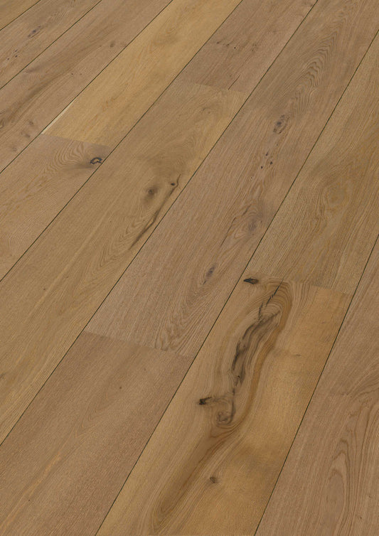 MEISTER | HD 400 | Lindura-Holzboden | Eiche authentic greige | 08923 | gebürstet | ultramattlackiert