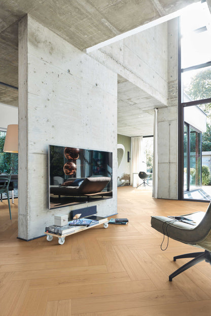 MEISTER | HS 500 | Lindura wooden floor | Oak classic pure | 08928 | brushed | ultra matt varnished